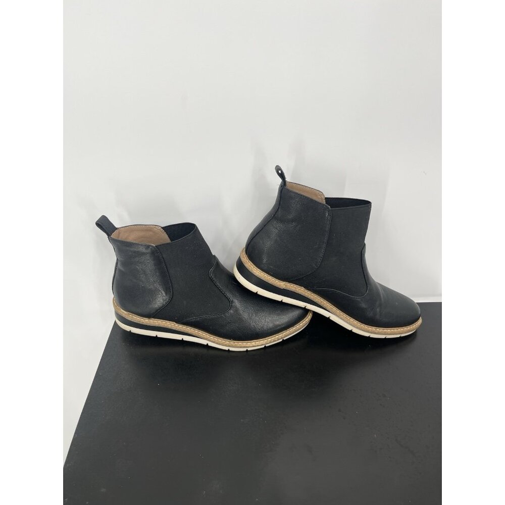 Kelly & Kate Benlela Booties size 6.5 Black Leather - Picture 3 of 7